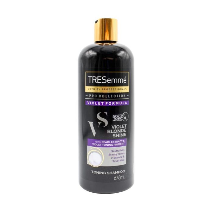 tresemme 675ml toning shampoo in violet blonde shine tresemme 675ml toning shampoo in violet blonde shine