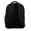 pierre cardin 30l large backpack bag w 15 laptop sleeve travel luggage rfid black"