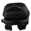 pierre cardin 30l large backpack bag w 15 laptop sleeve travel luggage rfid black"