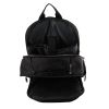 pierre cardin 30l large padded backpack bag w 13 laptop sleeve travel luggage black"