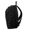 pierre cardin 30l large padded backpack bag w 13 laptop sleeve travel luggage black"