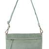 pierre cardin womens woven leather flap cross body bag/clutch mint green pierre cardin womens woven leather flap cross body bag/clutch mint green