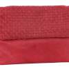 pierre cardin womens woven leather flap cross body bag/clutch red pierre cardin womens woven leather flap cross body bag/clutch red