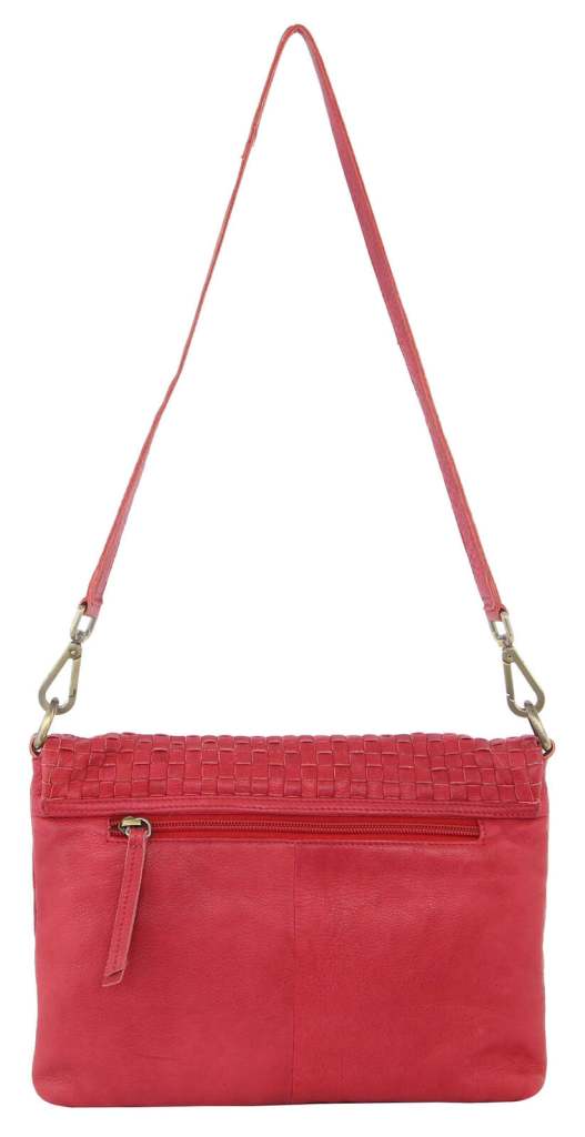 pierre cardin womens woven leather flap cross body bag/clutch red pierre cardin womens woven leather flap cross body bag/clutch red