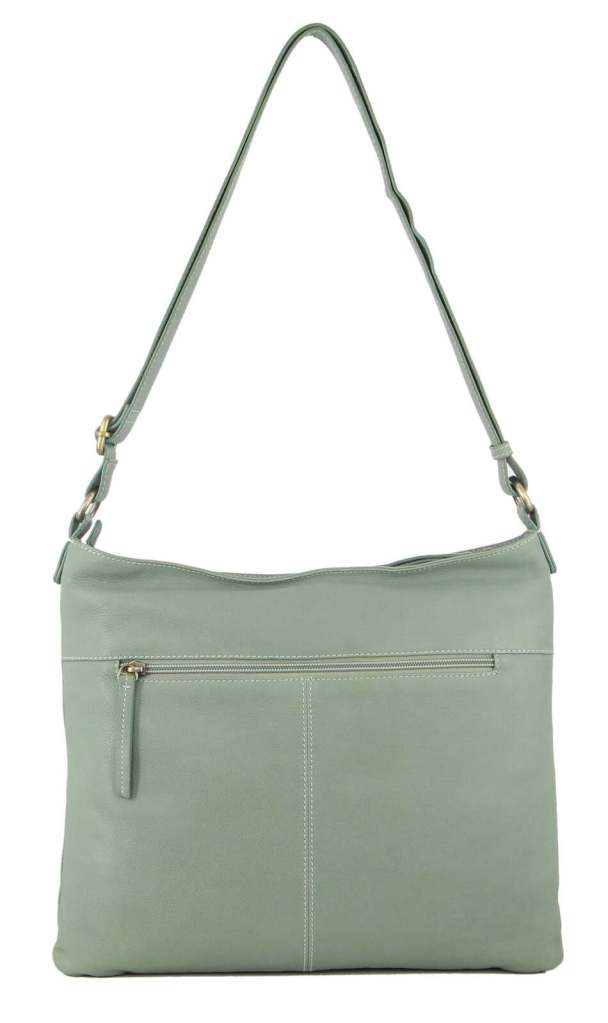 pierre cardin womens woven leather flap cross body bag handbag mint