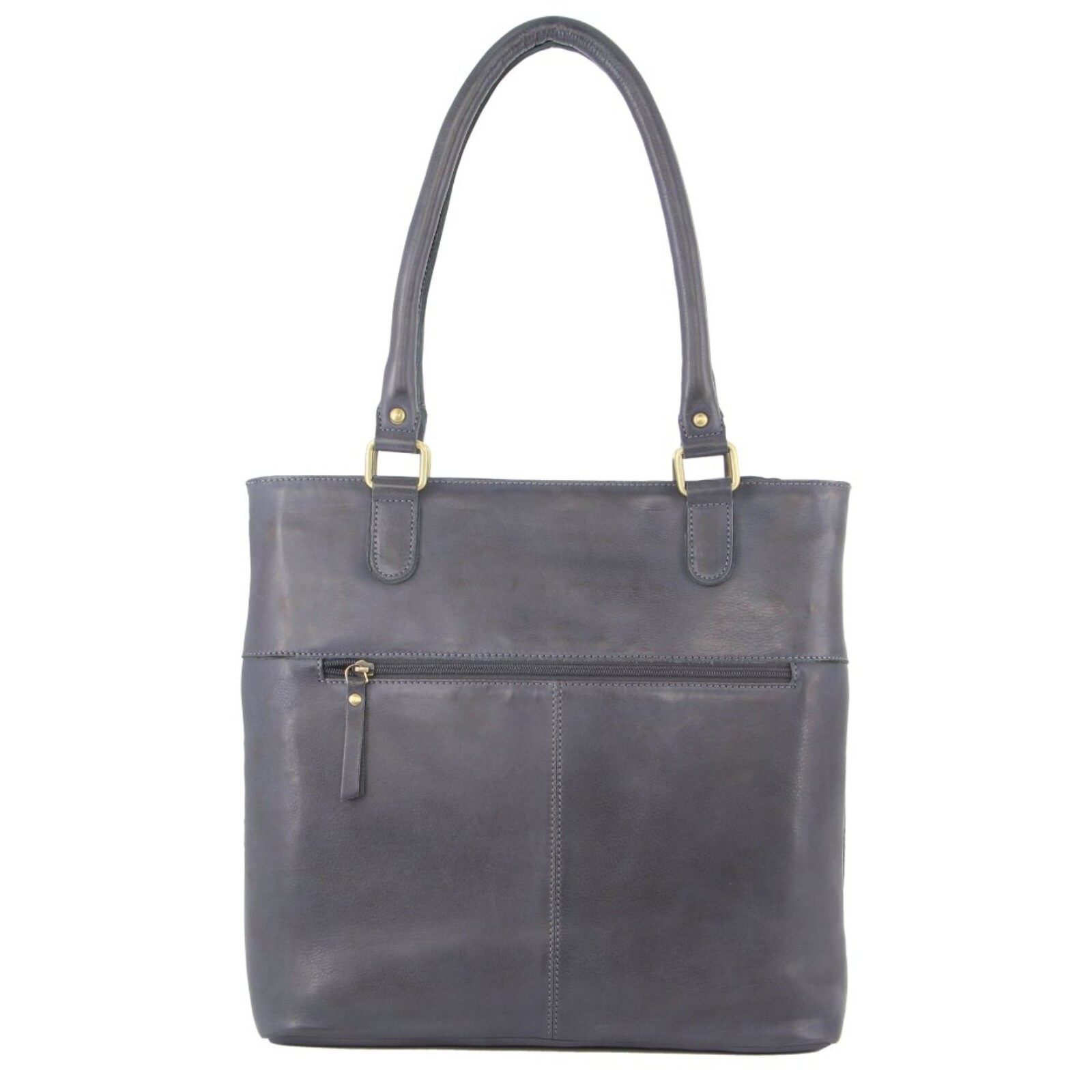 pierre cardin womens leather perforated shoulder bag with stud detailing teal