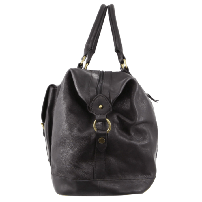 pierre cardin mens leather business overnight bag luggage duffle weekend travel black pierre cardin mens leather business overnight bag luggage duffle weekend travel black