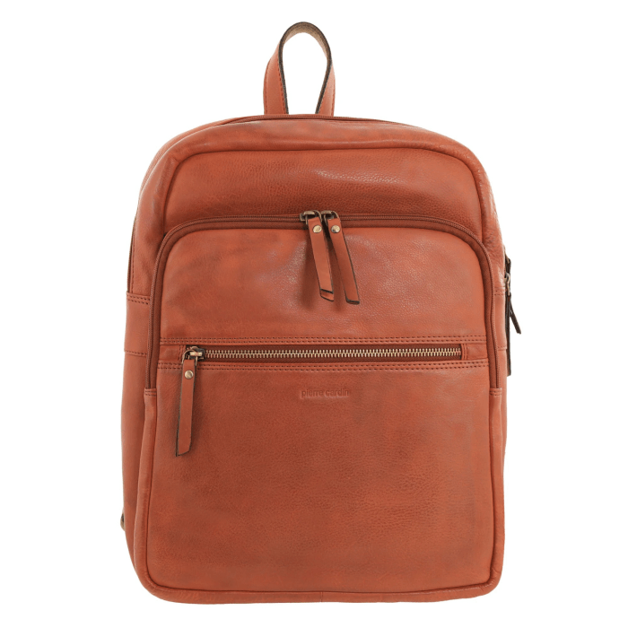 pierre cardin womens vintage backpack bag in cognac pierre cardin womens vintage backpack bag in cognac