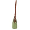 pierre cardin leather cross body bag dual zip strap shoulder clutch in jade