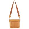pierre cardin leather crossbody bag w/ shoulder strap in apricot pierre cardin leather crossbody bag w/ shoulder strap in apricot