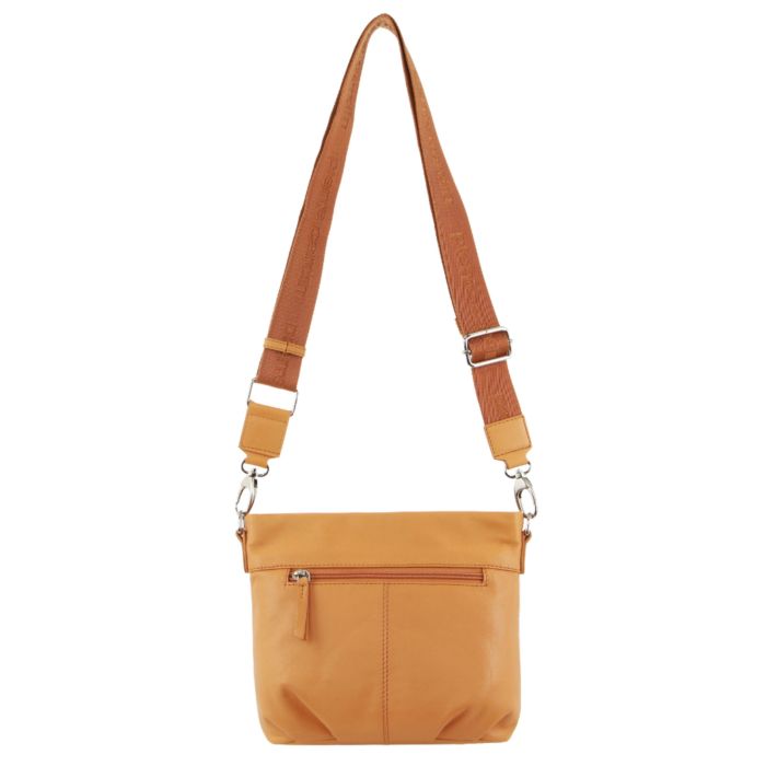 pierre cardin leather crossbody bag w/ shoulder strap in apricot pierre cardin leather crossbody bag w/ shoulder strap in apricot