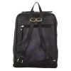pierre cardin rustic womens leather backpack bag handbag back pack travel black pierre cardin rustic womens leather backpack bag handbag back pack travel black