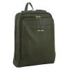 pierre cardin rustic womens leather backpack bag handbag back pack travel olive
