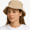 stingy brim terry towelling bucket hat daggy fishing camping lad cap 100% cotton beige l/xl