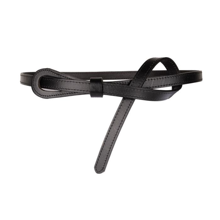 peroz joy women's black leather knot belt peroz joy women's black leather knot belt