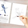 bird 2 pack watercolor painting set premium bird themed coloring books with watercolor paints (22.86×16.51cm) artist grade workbook kit