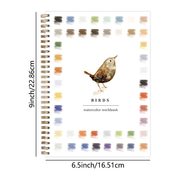 bird 2 pack watercolor painting set premium bird themed coloring books with watercolor paints (22.86×16.51cm) artist grade workbook kit bird 2 pack watercolor painting set premium bird themed coloring books with watercolor paints (22.86×16.51cm) artist grade workbook kit