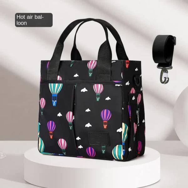 black versatile nappy bag tote lightweight diaper bag with insulated pocket & crossbody strap black versatile nappy bag tote lightweight diaper bag with insulated pocket & crossbody strap