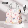 pink versatile nappy bag tote lightweight diaper bag with insulated pocket & crossbody strap pink versatile nappy bag tote lightweight diaper bag with insulated pocket & crossbody strap