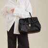 size xl coffee elegant women's leather briefcase tote vintage style large capacity commuter handbag premium cowhide leather size xl coffee elegant women's leather briefcase tote vintage style large capacity commuter handbag premium cowhide leather