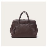 size l black elegant women's leather briefcase tote vintage style large capacity commuter handbag premium cowhide leather size l black elegant women's leather briefcase tote vintage style large capacity commuter handbag premium cowhide leather