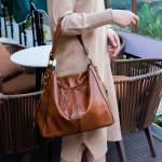 brown womens soft pu leather hobo bag large casual tote handbag with adjustable crossbody strap brown womens soft pu leather hobo bag large casual tote handbag with adjustable crossbody strap