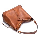 coffee womens soft pu leather hobo bag large casual tote handbag with adjustable crossbody strap coffee womens soft pu leather hobo bag large casual tote handbag with adjustable crossbody strap