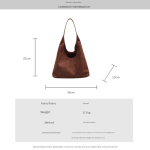 beige chic faux suede tote bag with matching pouch | large capacity slouchy shoulder bag beige chic faux suede tote bag with matching pouch | large capacity slouchy shoulder bag