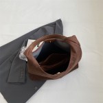 black chic faux suede tote bag with matching pouch | large capacity slouchy shoulder bag black chic faux suede tote bag with matching pouch | large capacity slouchy shoulder bag