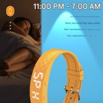 black smart vibrating alarm watch digital fitness tracker wristband with pedometer & sleep monitor