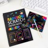 3 pack diy rainbow scratch art books set neon black scratch paper for kids, multi size (s, m, l) creative drawing & fun 3 pack diy rainbow scratch art books set neon black scratch paper for kids, multi size (s, m, l) creative drawing & fun