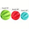 blue tpr dog chew ball set piece size combination (small, medium, large) with food hiding design for teeth cleaning and mental stimulation in australia blue tpr dog chew ball set piece size combination (small, medium, large) with food hiding design for teeth cleaning and mental stimulation in australia