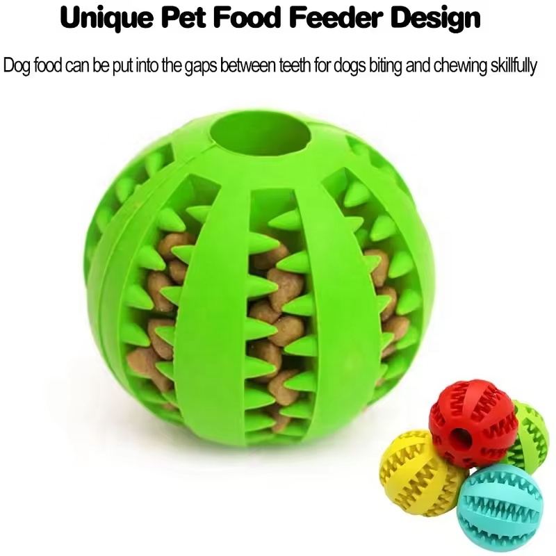 lake blue tpr dog chew ball set – 3 piece size combination (small, medium, large) with food hiding design for teeth cleaning and mental stimulation in australia