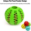 red tpr dog chew ball set – 3 piece size combination (small, medium, large) with food hiding design for teeth cleaning and mental stimulation in australia