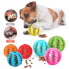 red tpr dog chew ball set – 3 piece size combination (small, medium, large) with food hiding design for teeth cleaning and mental stimulation in australia