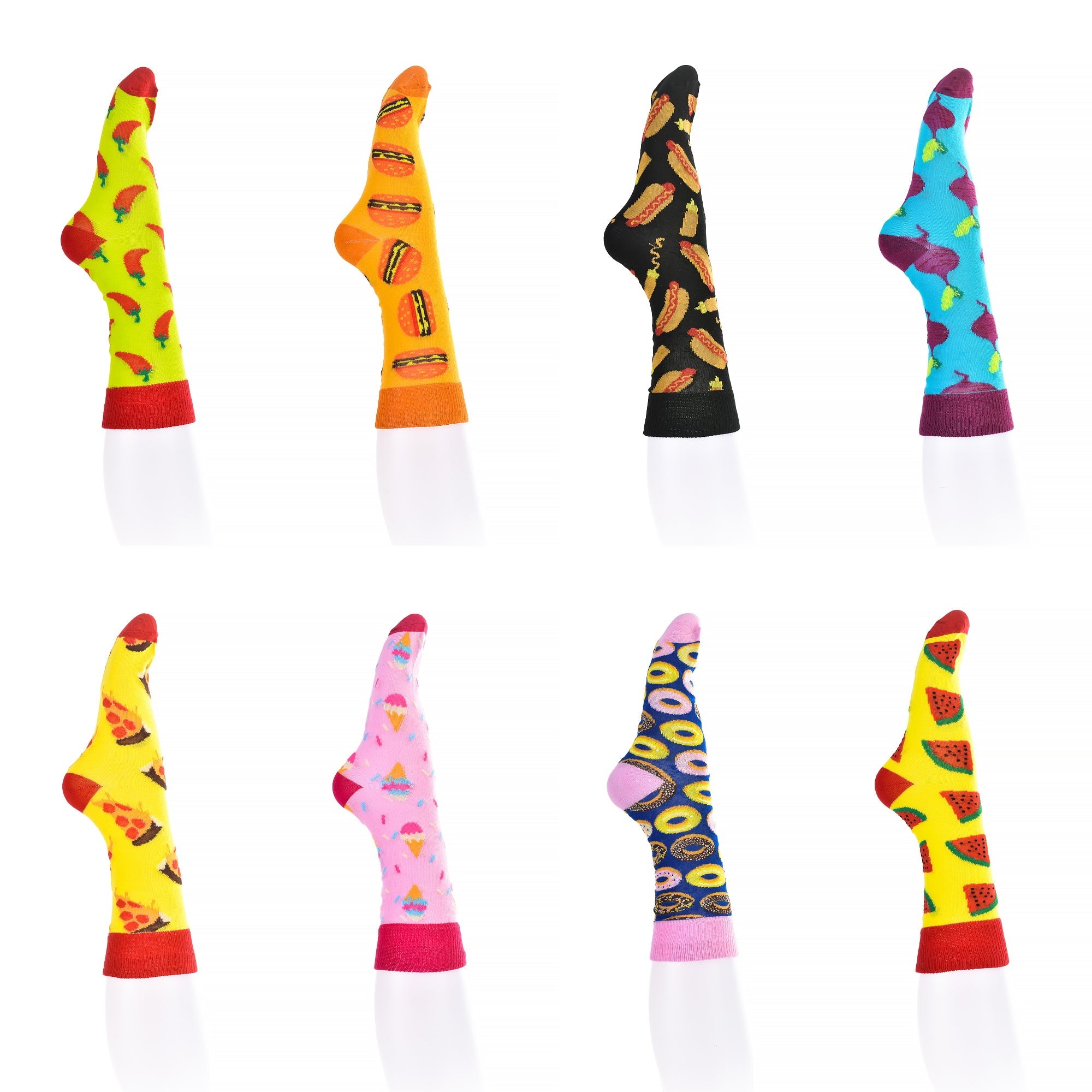 8 pairs fashion novelty funny socks one size 5 13 men socks women socks #5