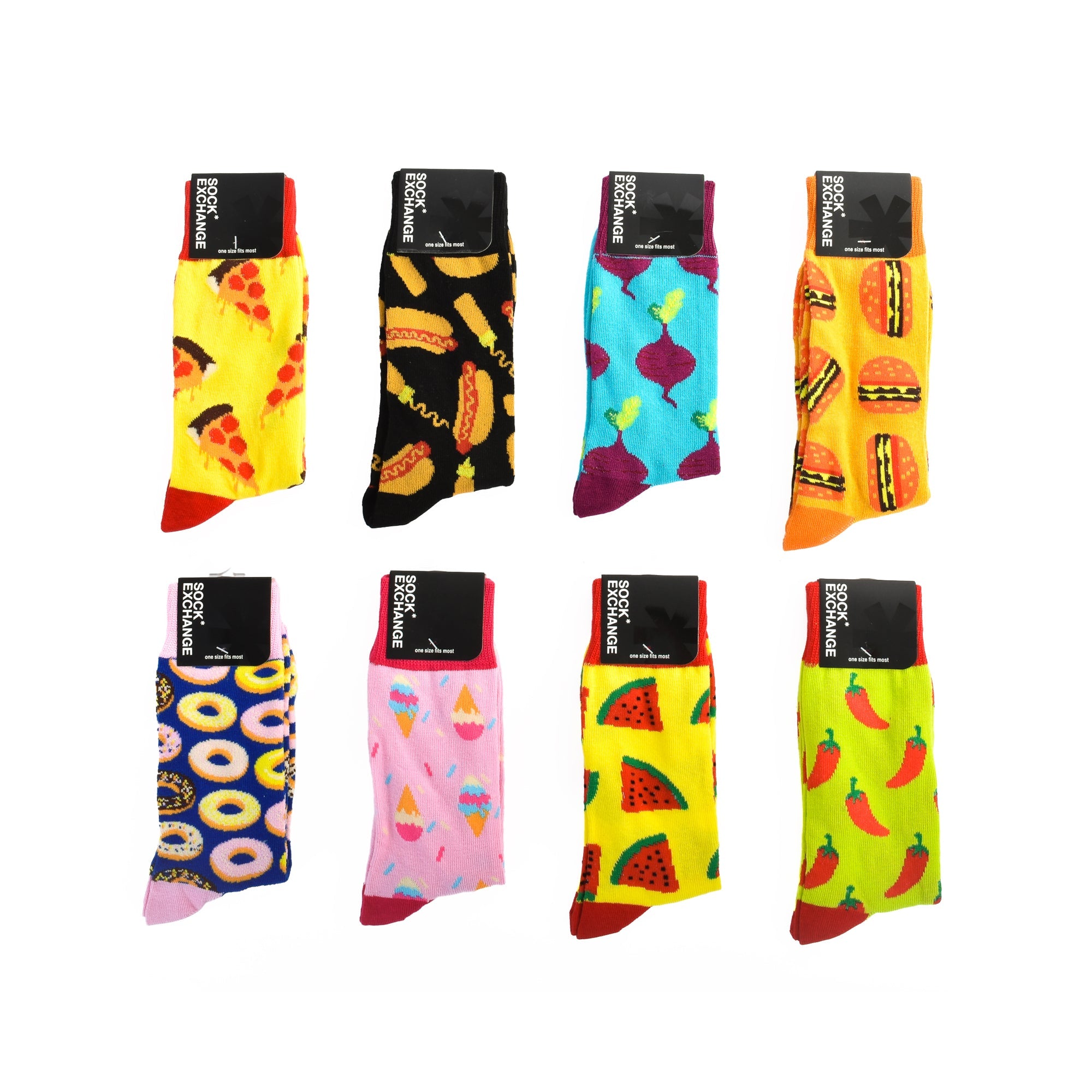 8 pairs fashion novelty funny socks one size 5 13 men socks women socks #5