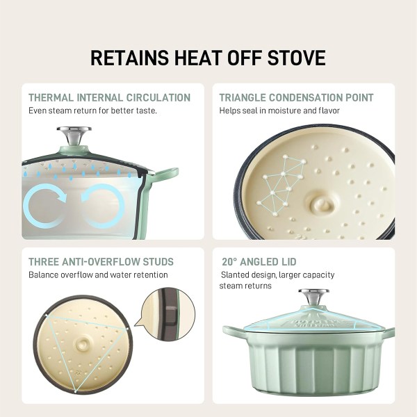 buydeem cp521 enameled cast iron dutch oven buydeem cp521 enameled cast iron dutch oven
