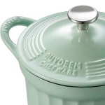 buydeem 1.8l enameled cast iron dutch oven cp541