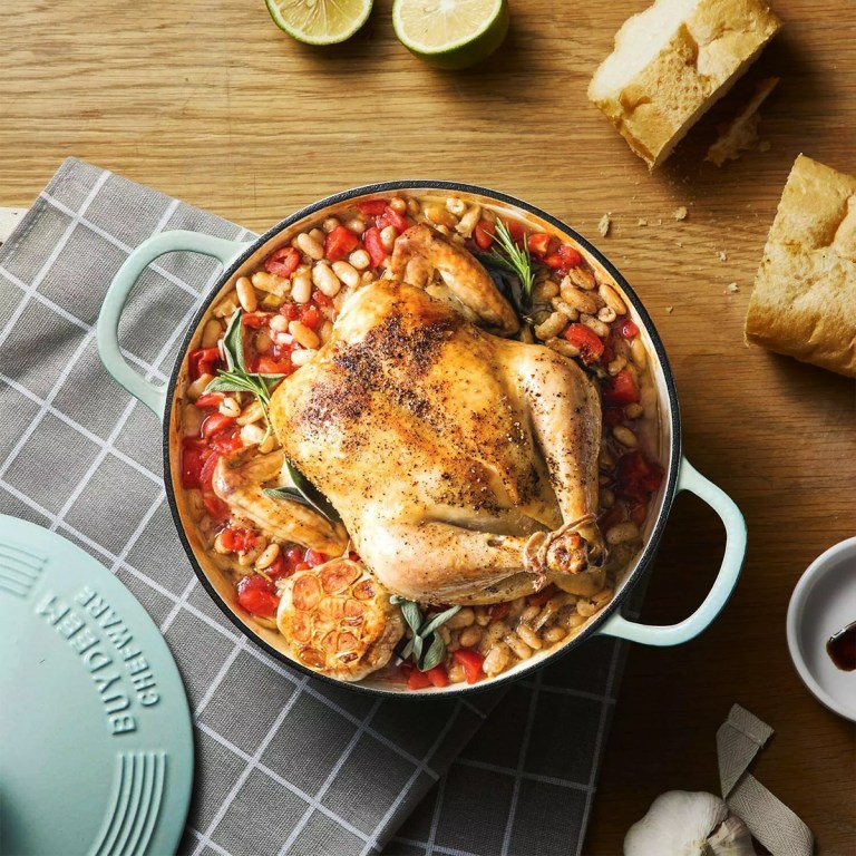 buydeem enameled cast iron dutch oven