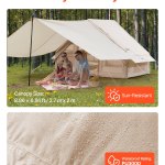 vevor inflatable tents for camping, 3 5 person easy setup blow up tent with hand pump, 300d oxford 4 season glamping tent with canopy, stove jack, 2 doors & 2 mesh windows (storage bag included) vevor inflatable tents for camping, 3 5 person easy setup blow up tent with hand pump, 300d oxford 4 season glamping tent with canopy, stove jack, 2 doors & 2 mesh windows (storage bag included)
