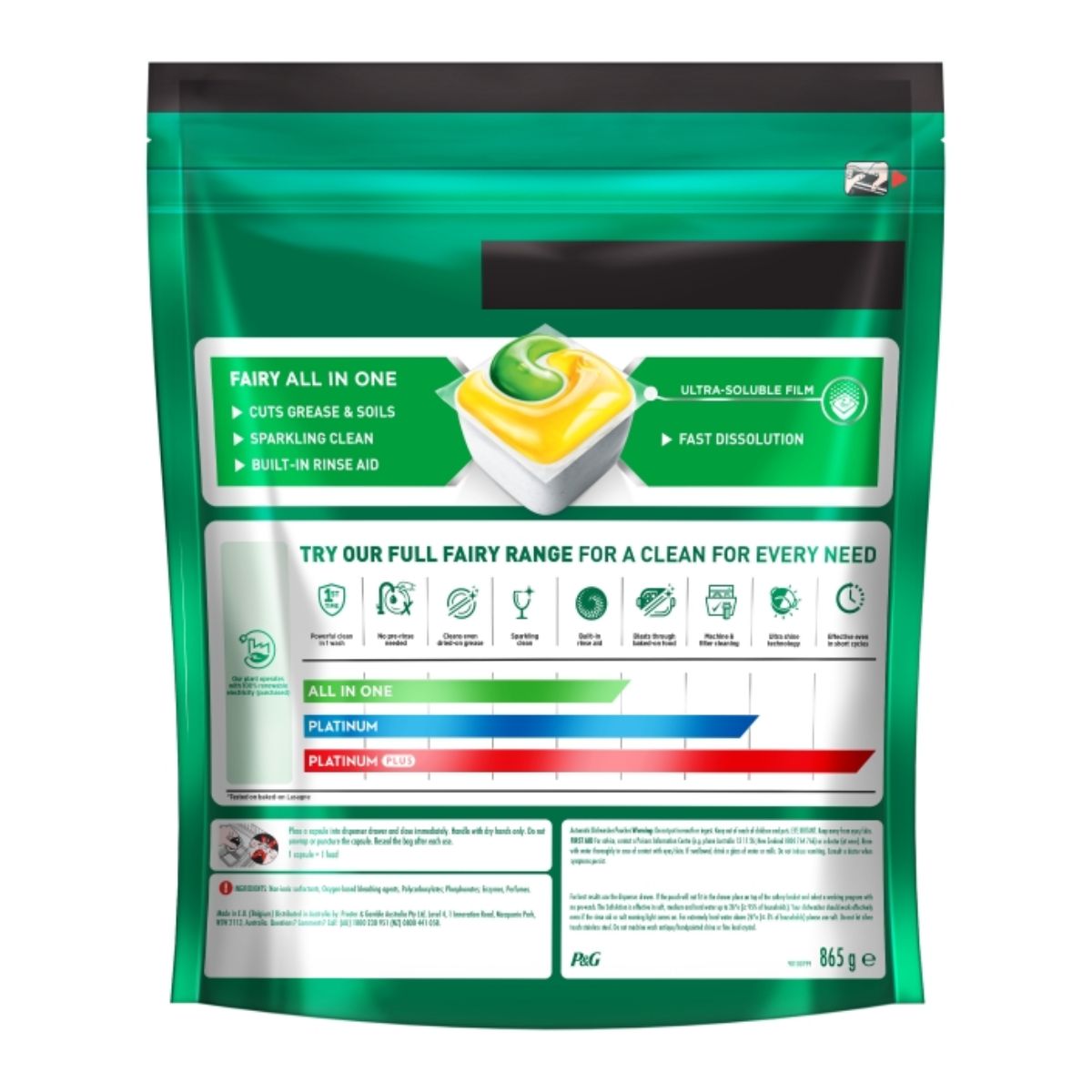 fairy all in one x 100 lemon dishwasher tablets