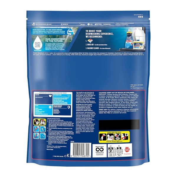 finish quantum x 90 dishwasher tablets