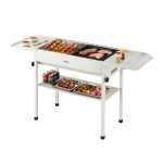 grillz portable bbq grill w/ stainless steel racks & pans for outdoor grillz portable bbq grill w/ stainless steel racks & pans for outdoor