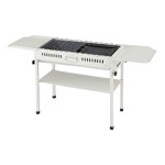 grillz portable bbq grill w/ stainless steel racks & pans for outdoor grillz portable bbq grill w/ stainless steel racks & pans for outdoor