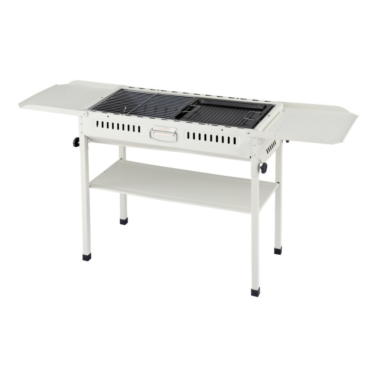 grillz portable bbq grill w/ stainless steel racks & pans for outdoor grillz portable bbq grill w/ stainless steel racks & pans for outdoor
