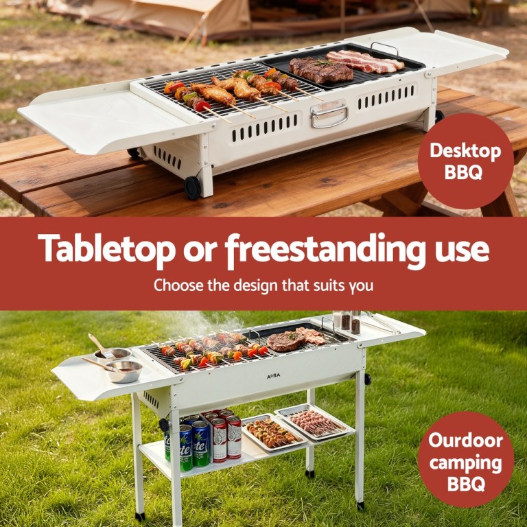 grillz portable bbq grill w/ stainless steel racks & pans for outdoor grillz portable bbq grill w/ stainless steel racks & pans for outdoor