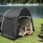 weisshorn camping tent car suv rear hatchback tents canopy portable outdoor family black weisshorn camping tent car suv rear hatchback tents canopy portable outdoor family black
