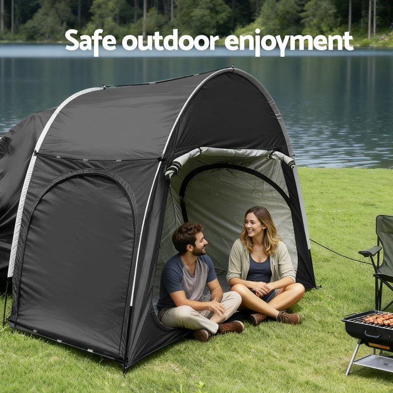 weisshorn camping tent car suv rear hatchback tents canopy portable outdoor family black weisshorn camping tent car suv rear hatchback tents canopy portable outdoor family black