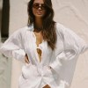 Bornlads 2026 Spring Summer New Shirt Skirt Set Ruffled Texture Sheer Shirt Mini Skirt Vacation Lazy Style Two Piece Outfit 2